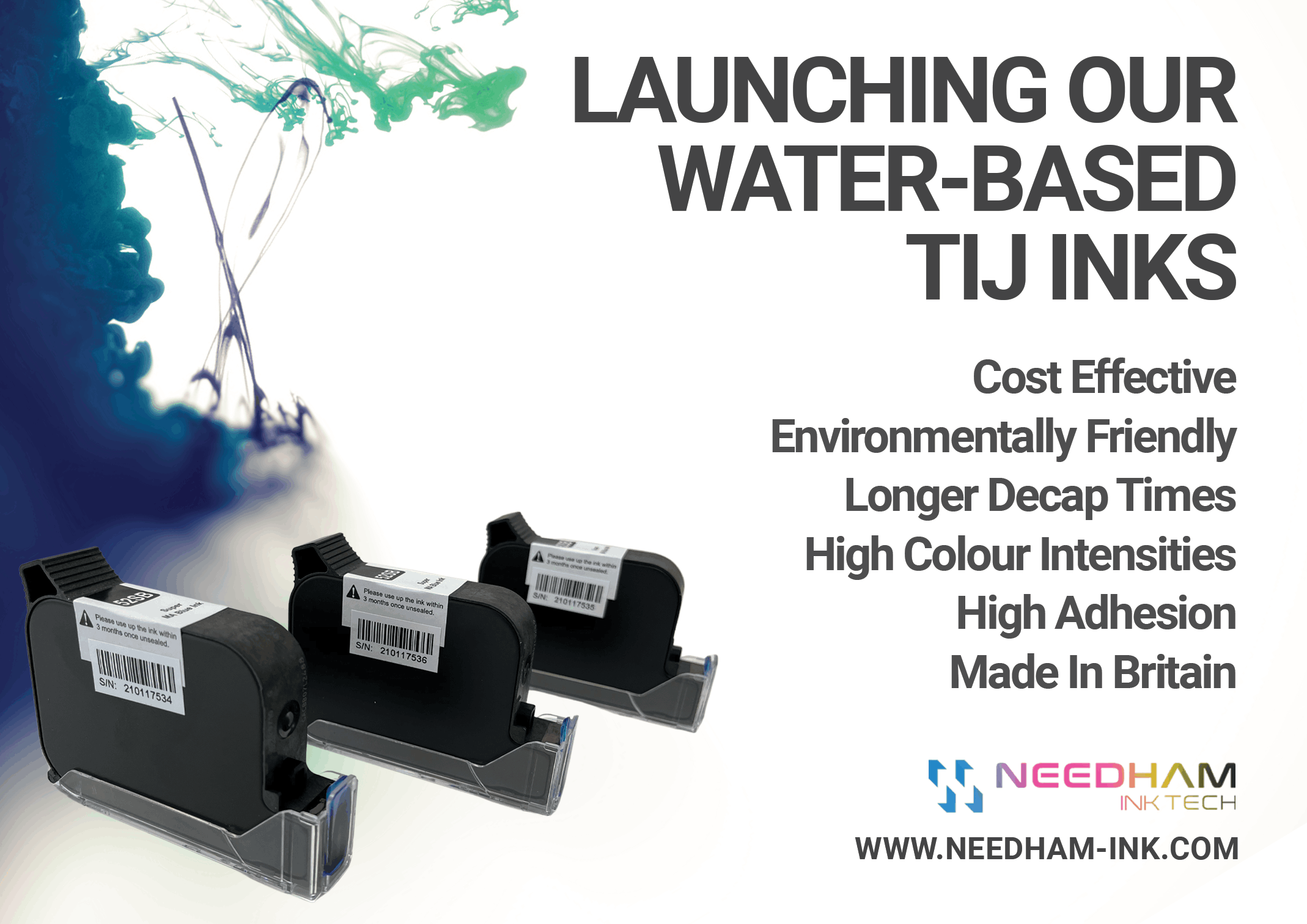 Launching Our Water-Based Thermal Inkjet Ink Range